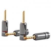 Atlas Plug Z Screw tin-cobalt black  КРАСНЫЙ тип "банан"