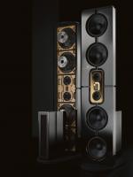 Steinway Lyngdorf D Passive Speaker left Ebony Black Lacquer